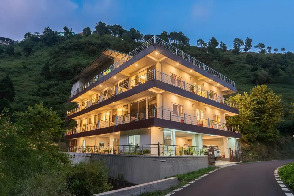 Hotel Creek Valley, Mussoorie, featuring a charming exterior, scenic mountain surroundings and a peaceful hill-station atmosphere.