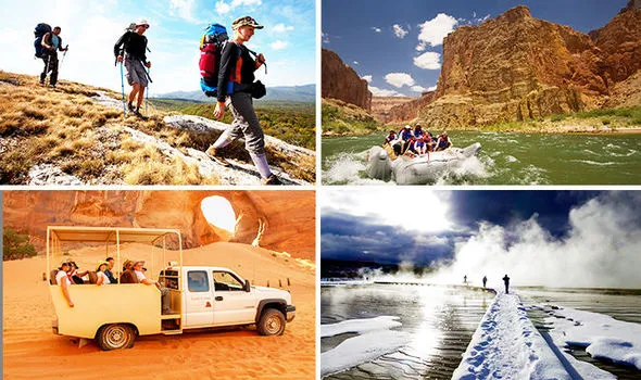 Adventure holidays featuring mountain trekking, river rafting, desert safari, and scenic outdoor exploration for thrill-seekers and nature lovers.