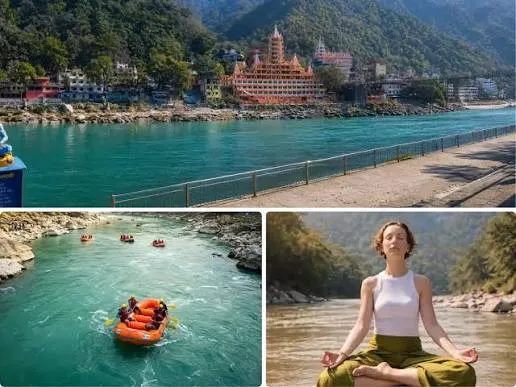 Experience Rishikesh's sacred Ganga Aarti, serene ashrams, Himalayan river views and thrilling white-water rafting on a spiritual and adventurous weekend getaway.